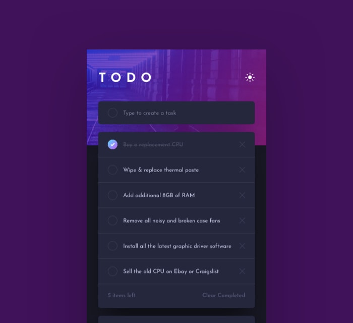 Image of project / article